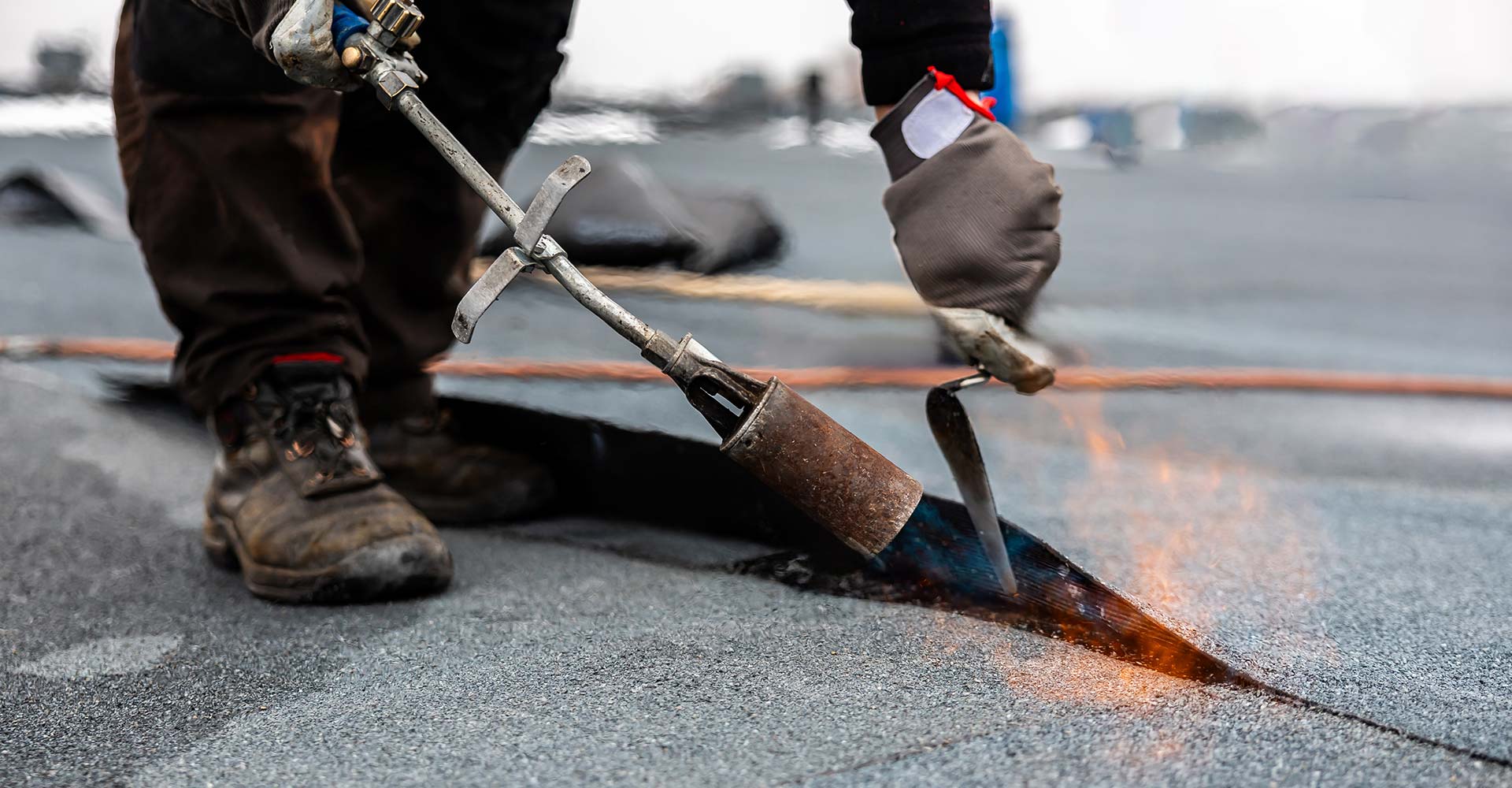 Rubber roofing installation and repairs